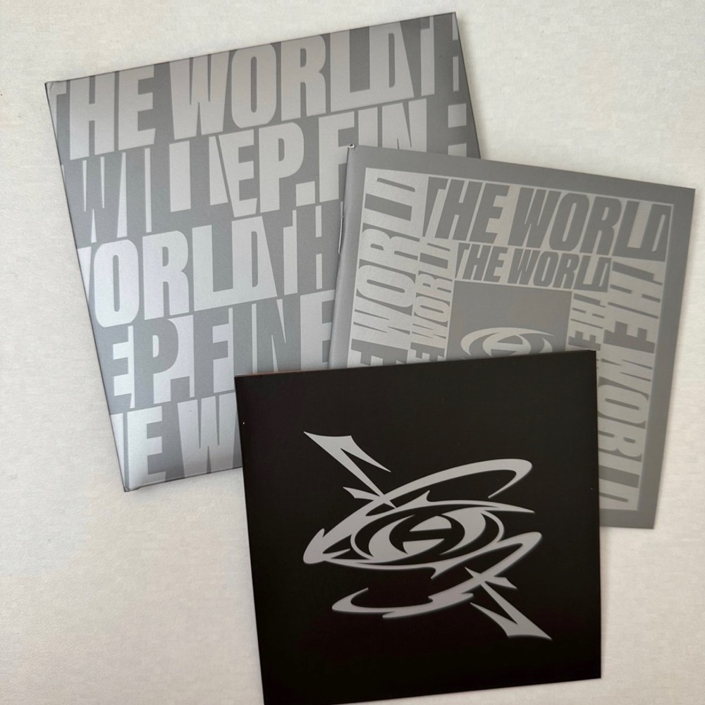 ATEEZ THE WORLD EP. FIN WILL DIGIPACK ALBUM US silver version